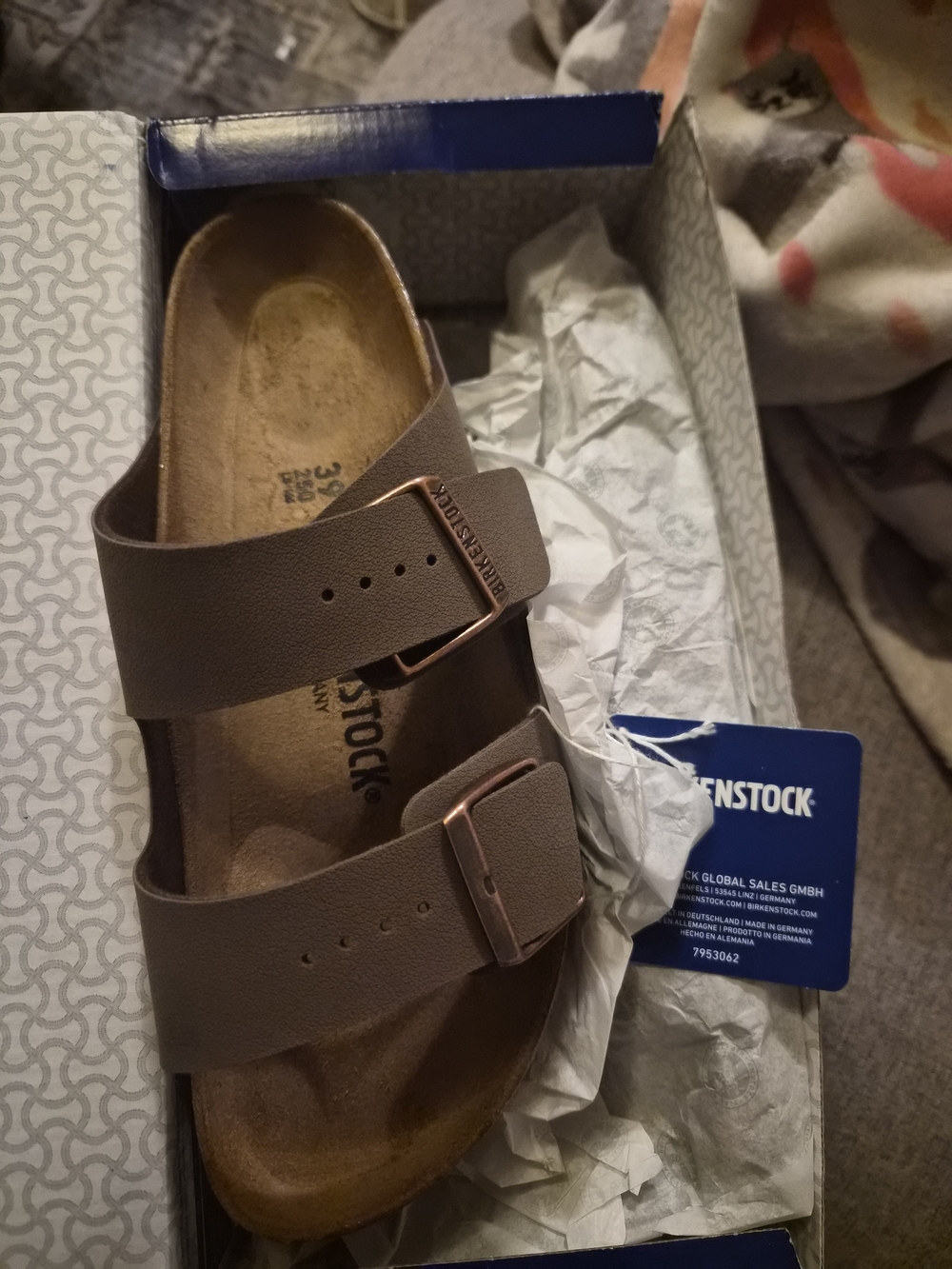 Birkenstock Arizona Slide Sandal Mocca